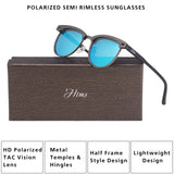 HTMS Semi Rimless Retro