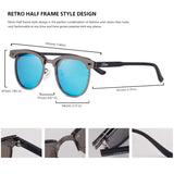 HTMS Semi Rimless Retro
