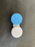 HTMS Cases for contact lenses  Lovely Travel Kit Pocket Mini Contact Lens Case Travel Kit Easy Carry Mirror Lenses Box Container
